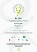 ZPP-Zertifikat für den g-t-b-Nichtrauchertag